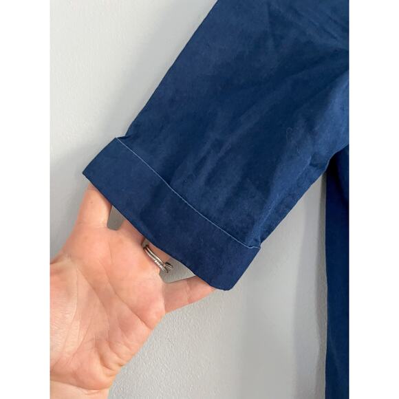 COS | Navy Drawstring Shorts Romper | US Sz 2 - Picture 4 of 13